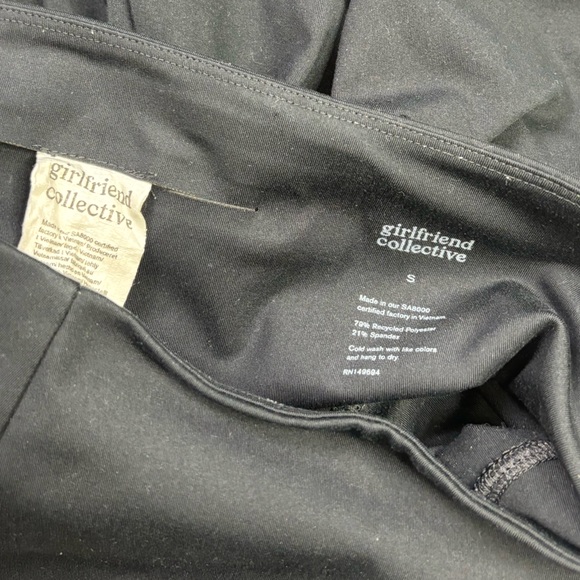 Girlfriend Collective Black Leggings Size Small - Picture 2 of 4